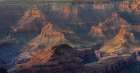USA-Arizona-Grand Canyon National Park Canyon panoramic at sunrise Art Print